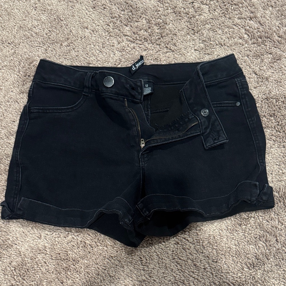 d. jeans Black Jean Shorts